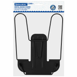 Подставка для книг и учебников BRAUBERG LINE+, металлическая, черная, европодвес, 238214