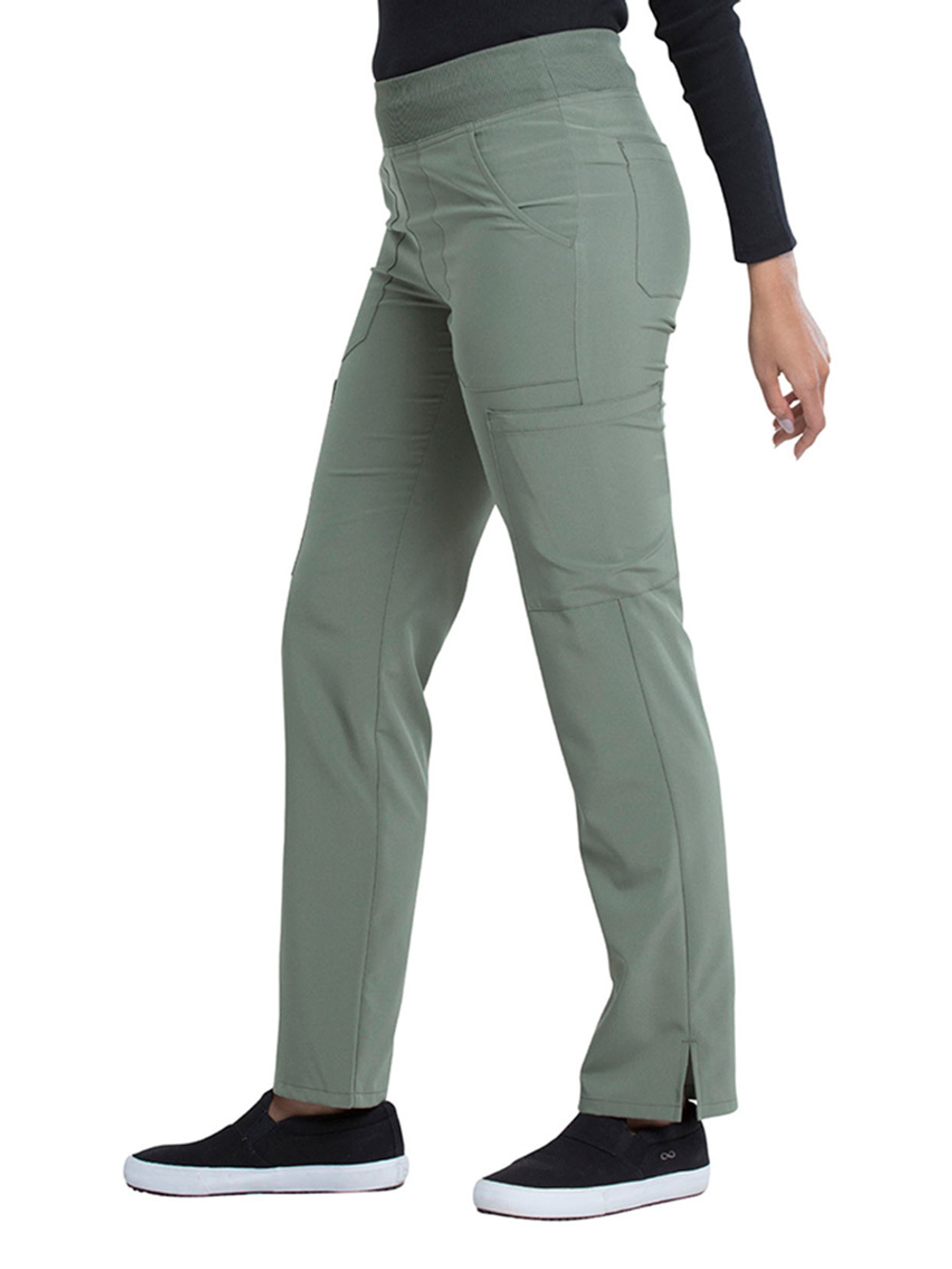 Брюки медицинские женские Dickies DK005 с эластичным поясом, зеленый, 42