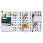 Органайзер настенный для хранения Keeplex Puzzle 652х100х326 мм белый