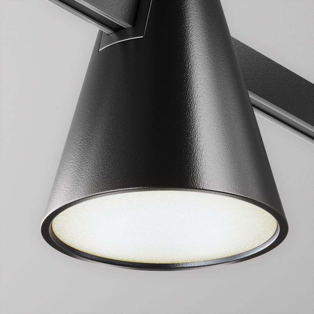 Трековый однофазный светодиодный светильник Maytoni Flarity   TR146-1-5W4K-B