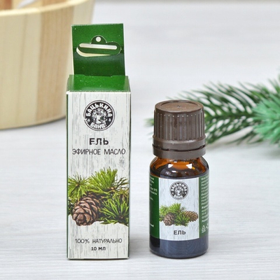Эфирное масло "Ель", тм "Бацькина баня"