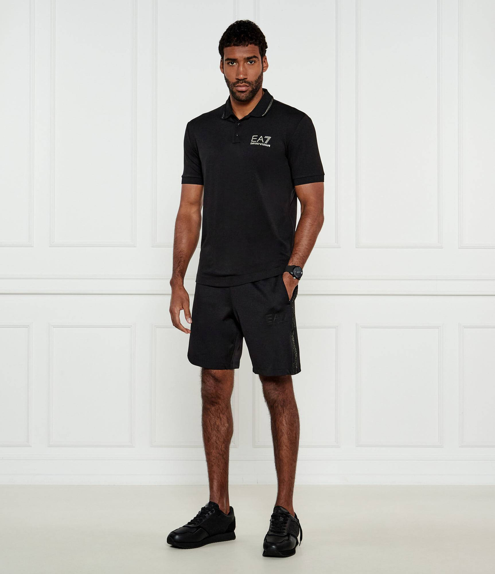 Поло EA7 - черный(7M000300 AF13739)