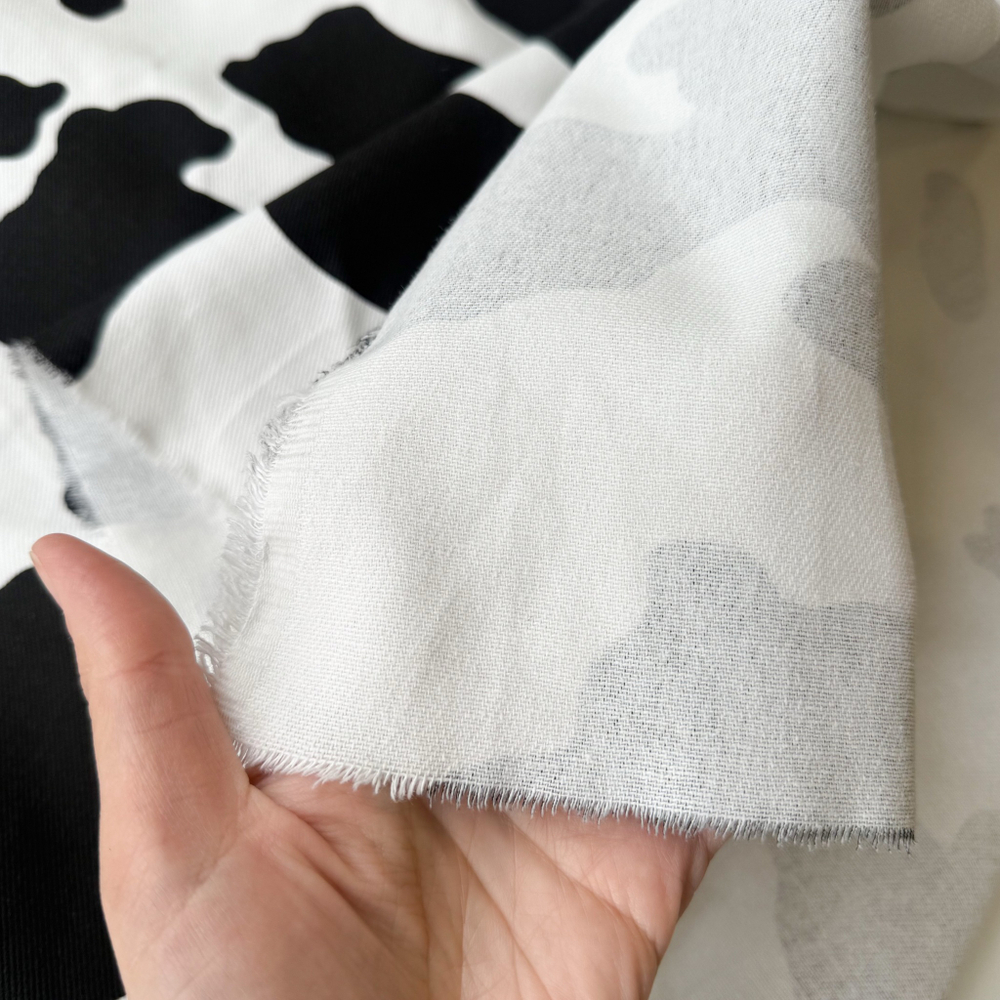 Джинса хлопковая Корова