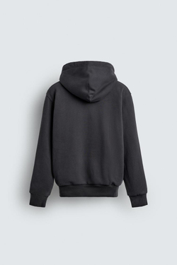 ZARA ХУДИ НА МОЛНИИ С КАПЮШОНОМ, МОРСКОЙ ТЕМНО-СИНИЙ