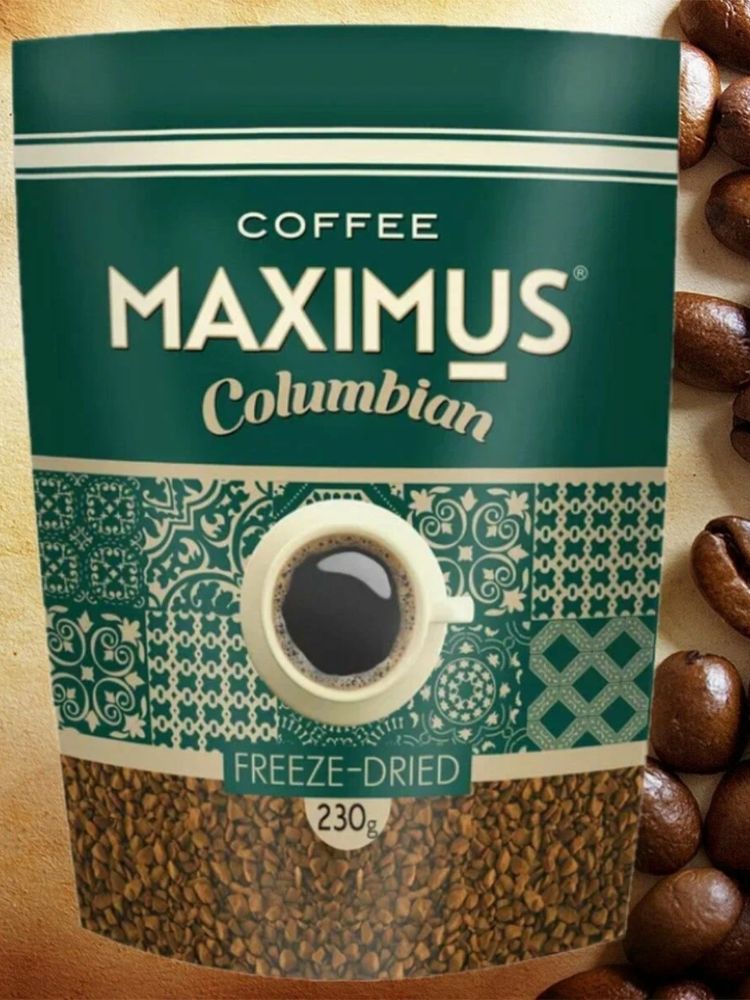 Кофе растворимый Maximus Columbian 230 г x 2 шт