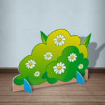 Напольная двусторонняя декорация Куст зима-лето 164000892