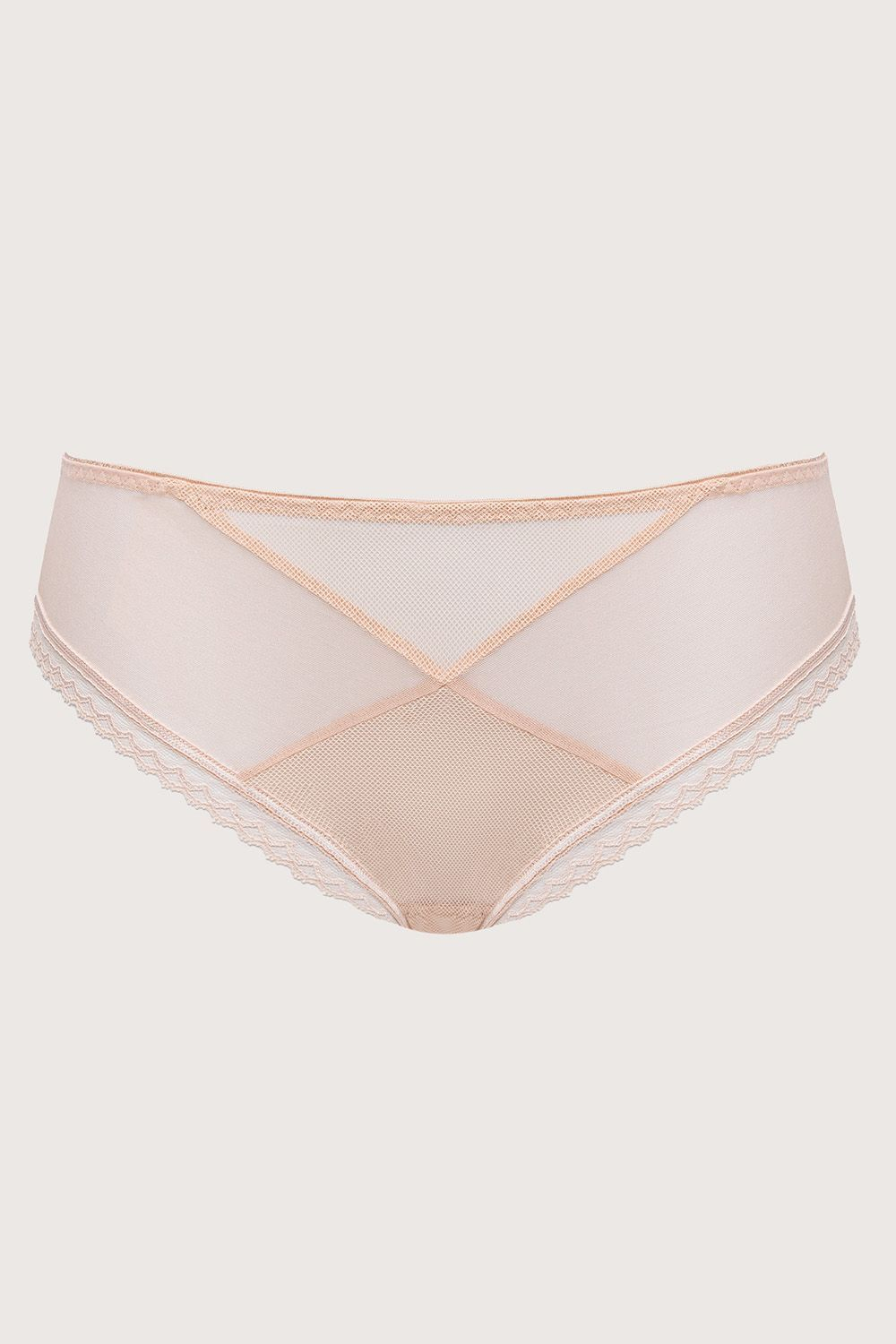 Трусики-бразилиана Nocturn (Размер: 36) (Цвет: телесный)