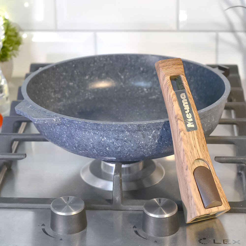 Сковорода 20см Premium blue со съемной ручкой