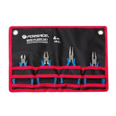 Набор пассатижей и кусачек мини, 4 предмета Forsage 5045A