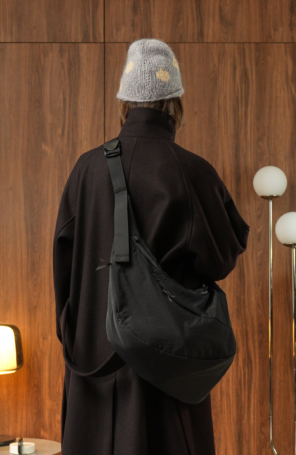 Сумка Nothomme Blue Monte Curved Structure Segmented Diagonal Bag "Tibetan"