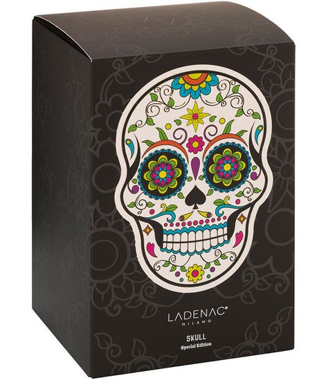 White skull, свеча Skull collection, Ladenac Milano