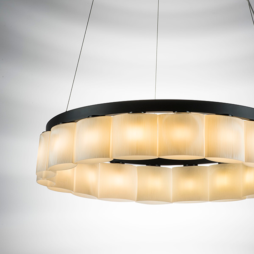 812186 Люстра NIBBLER 18х6W(Led) G9 ЧЕРНЫЙ/БЕЛЫЙ