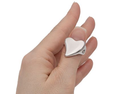 Перстень "Сердце", 20мм (уценка)