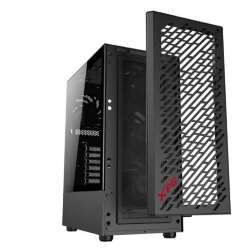 Корпус для компьютера XPG VALOR AIR black / ATX / tempered glass / 4x 120mm black fans / front magnet filter / VALORAIRMT-BKCWW