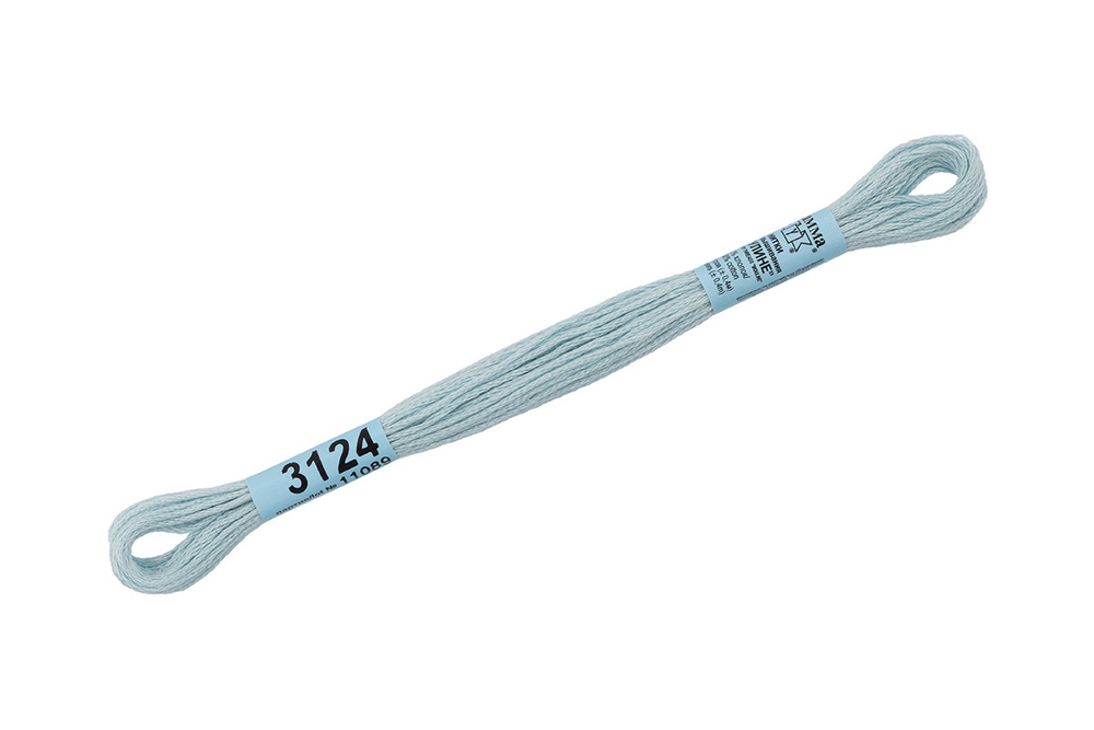 Мулине "Gamma", 100% хлопок , 8 м, №3124