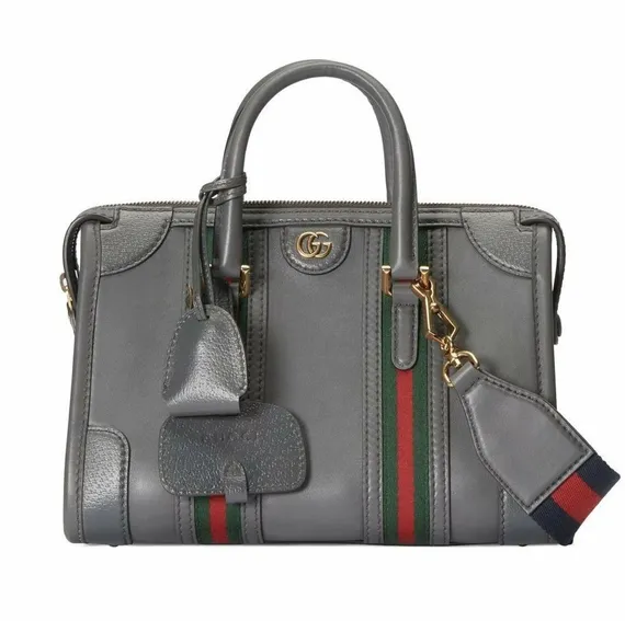 Сумочка Gucci Bauletto маленького размера серый