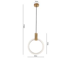 Kink Light 08430-30,19 Подвес Азалия черный Led 15W