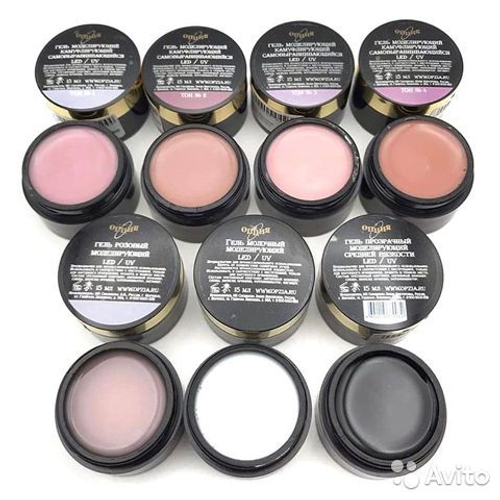 Опция Гель камуфлирующий моделирующий самовыравнивающийся розовый, 15 мл