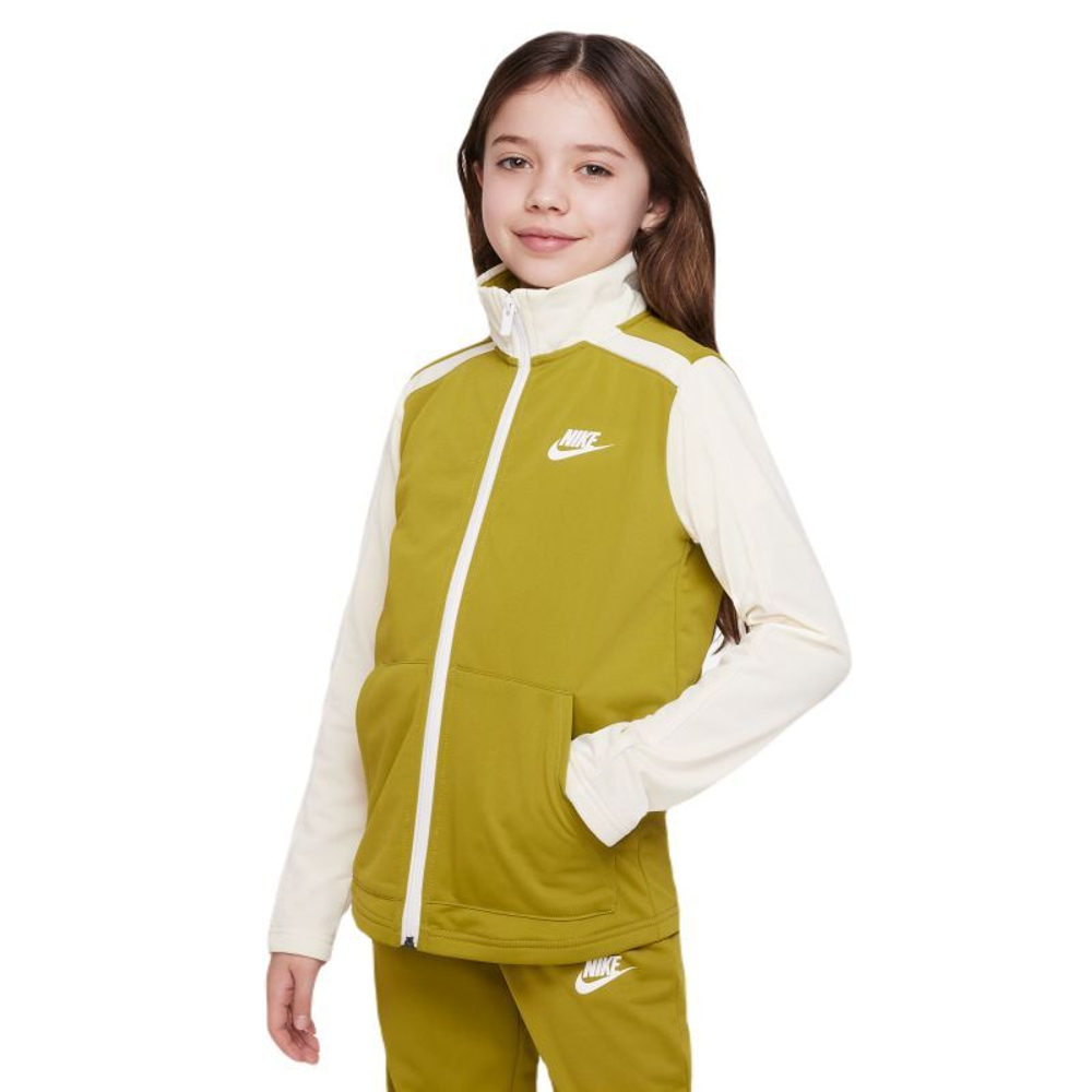 Костюм теннисный Nike U Swoosh Futura Poly Cuff TS - moss/coconut milk/white/white