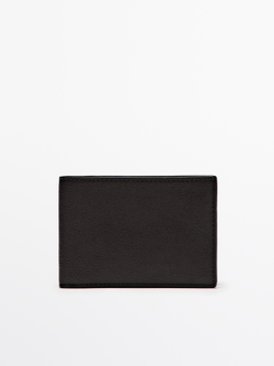 Massimo Dutti Кошелек из кожи наппа, коричневый