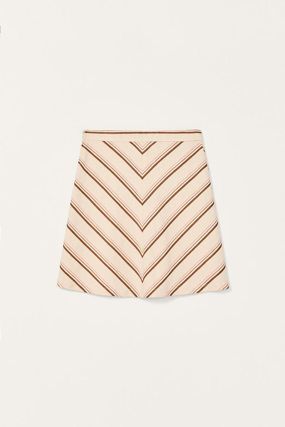 ZARA ЮБКА-МИДИ В ПОЛОСКУ - LIMITED EDITION, ПОЛОСКИ