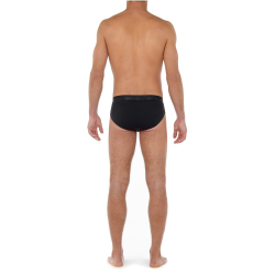 Мужские трусы брифы черные HOM HO1 Mini Briefs HO1 359521_400004