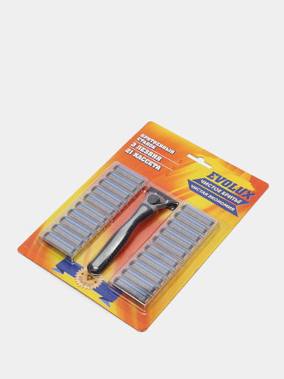 Станок для бритья Эволюкс 3лезвия 21касета