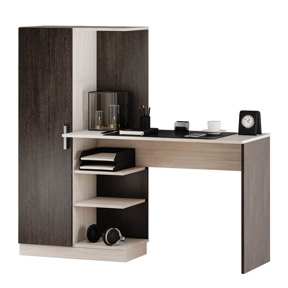 Стол компьютерный Бейсик, венге/лоредо