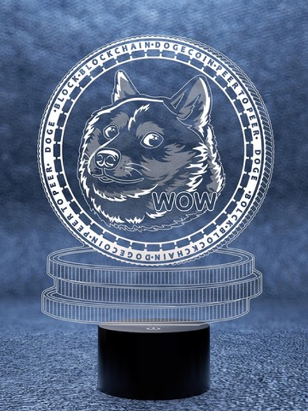 Светильник "Dogecoin"