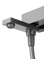 Смеситель для ванны с душем WONZON & WOGHAND CUBE, Темный графит (WW-88639016-BGM)