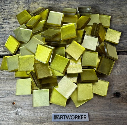 Золотая смальта на основе серебра 22х22 мм (8 гр) - 6 мм