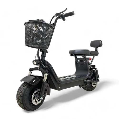 Электроскутер CityCoco WOLONG C1 PRO 48V 11Ah 800W Черный