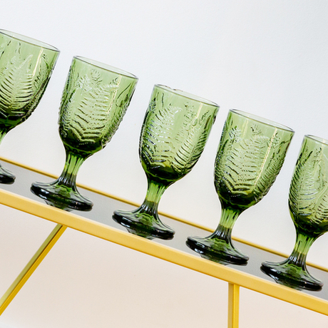 Набор бокалов 6шт 300мл Объект мечты Светский прием Эльза зеленый опал OM-21091715