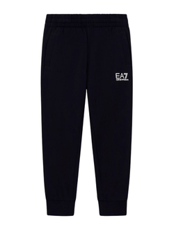Детские теннисные брюки EA7 Boy Jersey - black