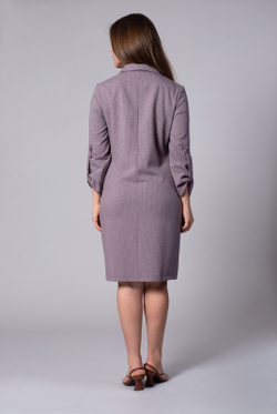 Платье-рубашка 1976ЛПА, полоска #259Пол241976ЛПА