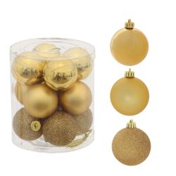 GAEM Набор из 12шт Украшение новогоднее "Шар", D 4 см, L10 W10H10,5 см