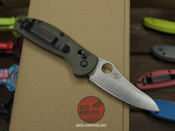 Нож Benchmade 555 Griptilian Mini - зеленый нейлон, клинок стоунвош