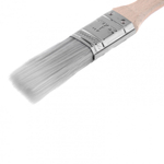 Кисть плоская Platinum 1", искусственная щетина, деревянная ручка MTX