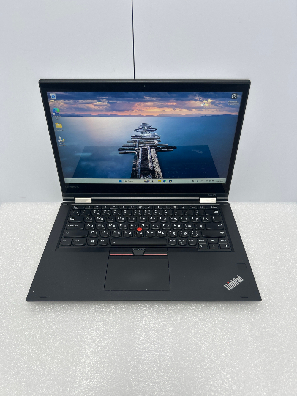 Ноутбук-трансформер Lenovo ThinkPad Yoga 370 (20JJS0RM0B)13.3"/Intel Core i7-7600U/RAM 8GB/SSD 512GB/Intel UHD Graphics 620/1920х1080/IPS/Windows 11/Подсветка кл-ры: LED/Чёрный. Состояние: Уценка/нет стилуса