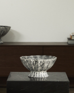 Ваза Valura из папье-маше серая Ø 26 см