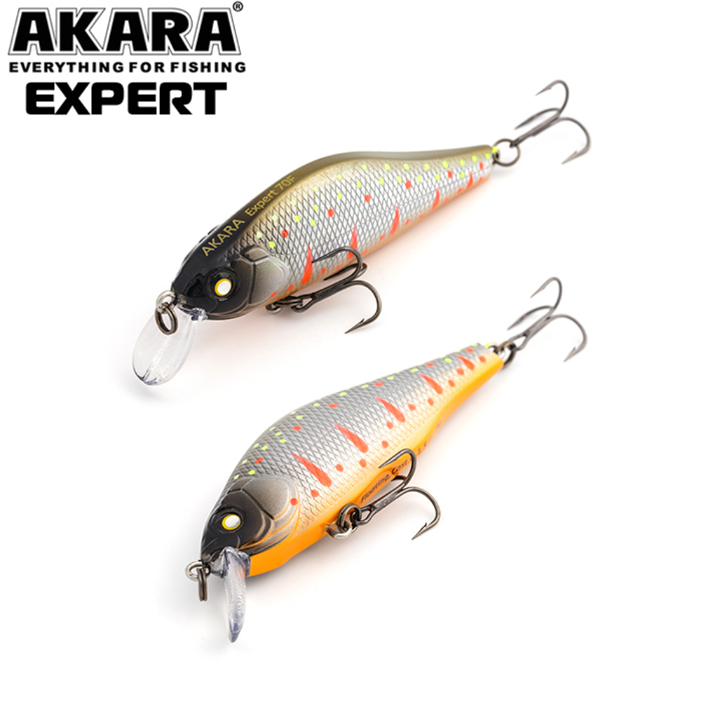 Воблер Akara Expert 70F 9 гр. (1/3 oz 2,8 in) A110