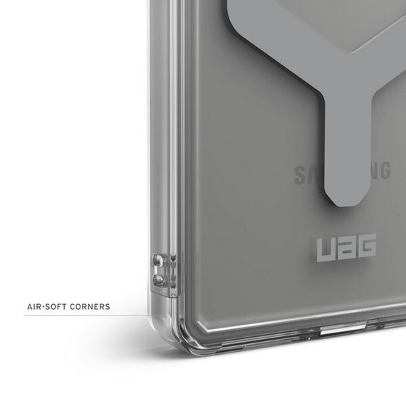 Чехол UAG Plyo Pro для Samsung Galaxy S25 Ultra прозрачный/серебро (Ice/Silver) (214486114333)