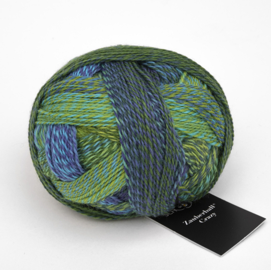Пряжа Crazy Zauberball (2136/Весна пришла!), 420м/100гр