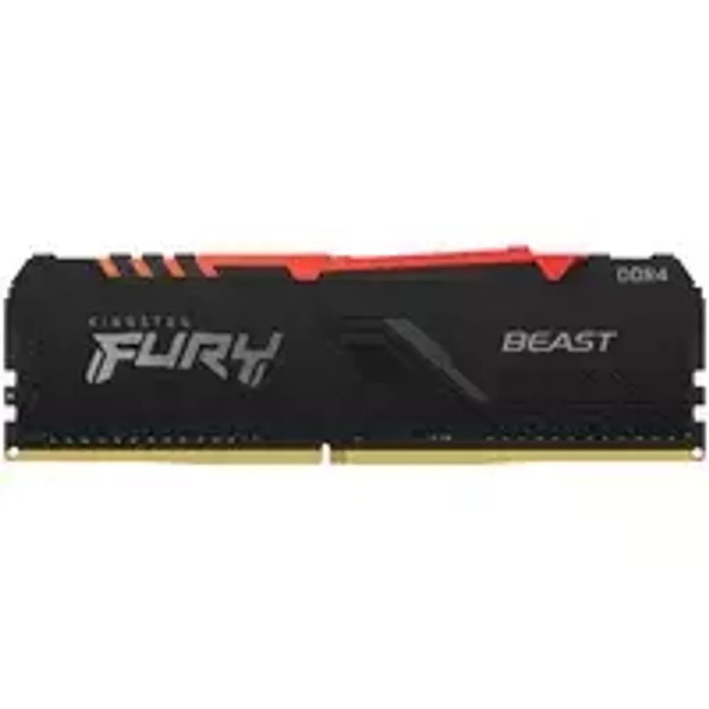 Оперативная память Kingston FURY Beast RGB 16 ГБ DDR4 3200 МГц DIMM CL16 KF432C16BB1A/16