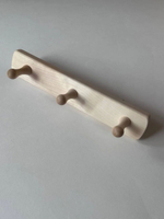 Вешалка для бани 3 крючка