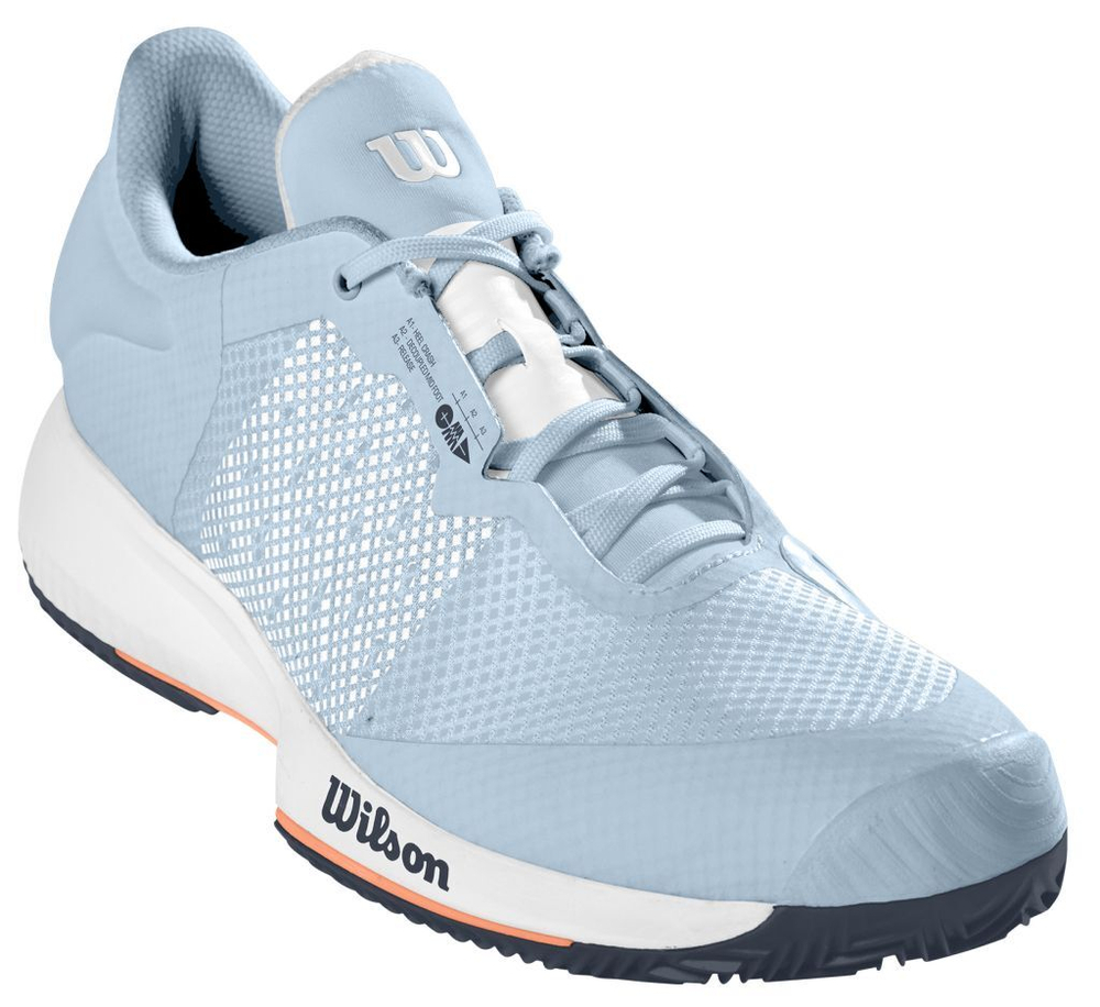 Женские Кроссовки теннисные Wilson Kaos Swift Clay W - baby blue/white/cantaloupe