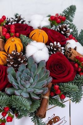 Шкатулка "Рождественский вечер"