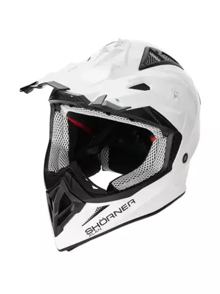 Шлем мото кроссовый SHORNER MX801 белый