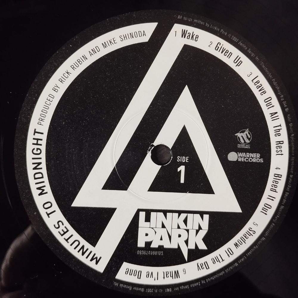 Винтажная виниловая пластинка LP Linkin Park Minutes To Midnight (EU 2020)
