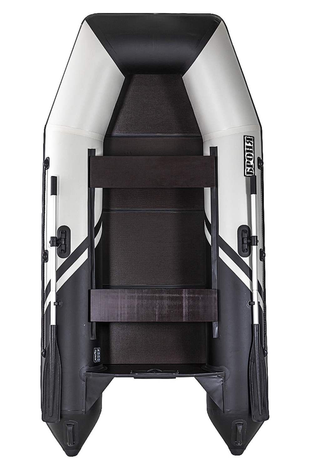 Броня-280 белый-черный + PARSUN T 5.0 BMS (комплект лодка + мотор)